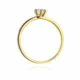 Inel Aur 14k cu Diamant 0.17 ct