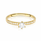 Inel Aur 14k cu Diamant 0.17 ct