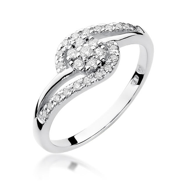 Inel Aur 14K cu Diamant 0.17 ct