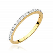 Inel Aur 14K cu Diamante Naturale 0.18 ct