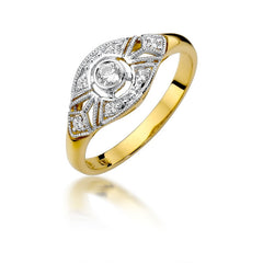 Inel Aur 14k cu Diamant 0.19 ct