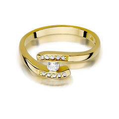 Inel Aur 14k cu Diamant 0.19 ct