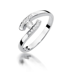 Inel Aur 14k cu Diamant 0.19 ct
