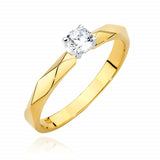 Inel Aur 14k cu Diamant 0.20 ct
