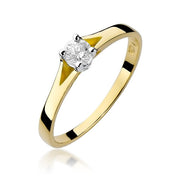 Inel Aur 14K cu Diamant Natural 0.20 ct