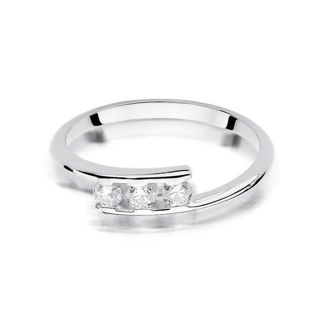 Inel Aur 14K cu Diamant 0.21 ct