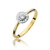 Inel Aur 14K cu Diamant 0.21 ct