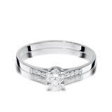 Inel Aur 14k cu Diamant 0.21 ct