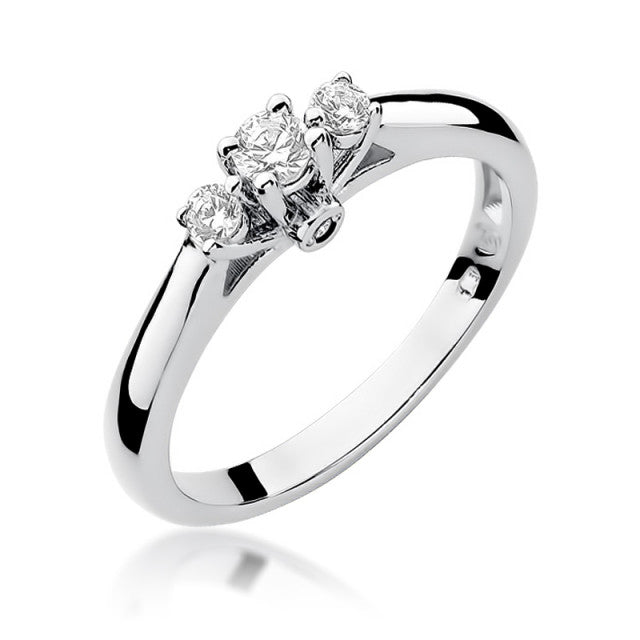 Inel Aur 14K cu Diamant 0.22 ct