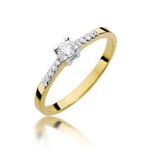 Inel Aur 14K cu Diamant 0.22 ct