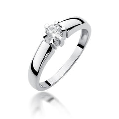 Inel Aur 14k cu Diamant 0,23 ct