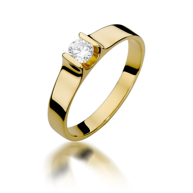 Inel Aur 14k cu Diamant 0.23 ct