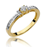 Inel Aur 14K cu Diamant 0.24 ct