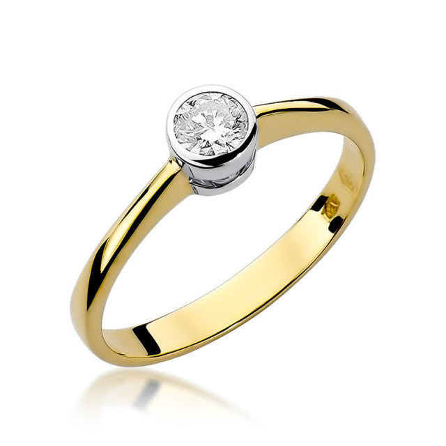 Inel Aur 14K cu Diamant 0.25 ct