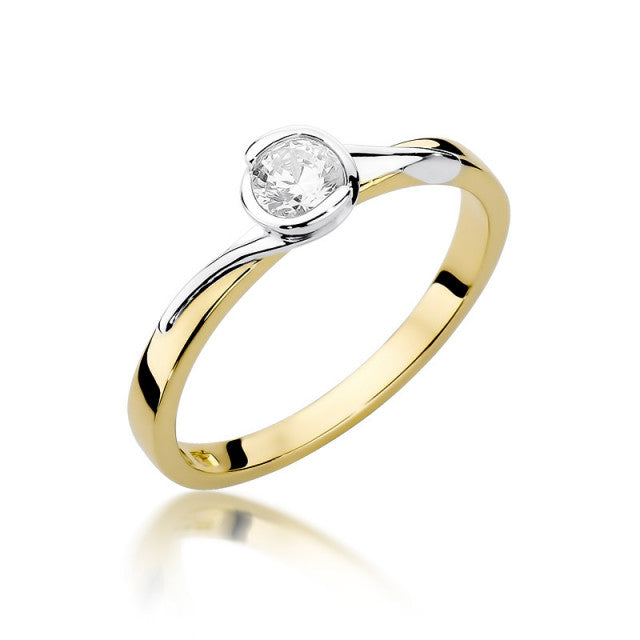 Inel Aur 14K cu Diamant 0.25 ct