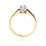 Inel Aur 14k cu Diamant 0.25 ct