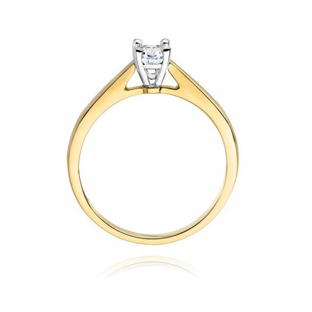 Inel Aur 14K cu Diamant 0.25 ct