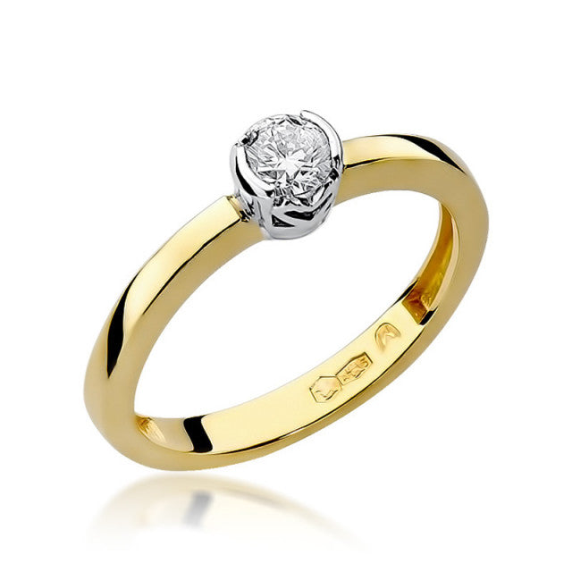 Inel Aur 14K cu Diamant 0.25 ct