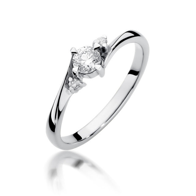 Inel Aur 14K cu Diamant 0.28 ct