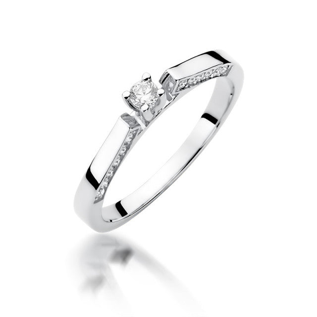 Inel Aur 14K cu Diamant 0.28 ct