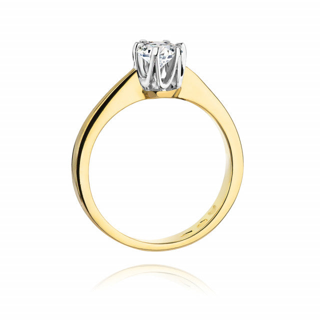 Inel Aur 14K cu Diamant 0.30 ct