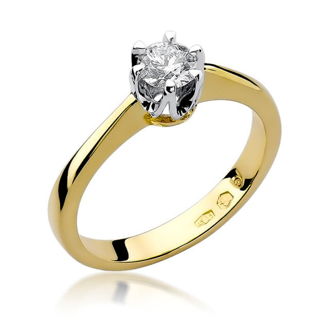 Inel Aur 14K cu Diamant 0.30 ct