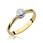 Inel Aur 14K cu Diamant Natural 0.30 ct