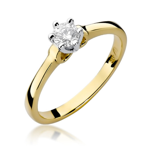 Inel Aur 14k cu Diamant 0.30 ct