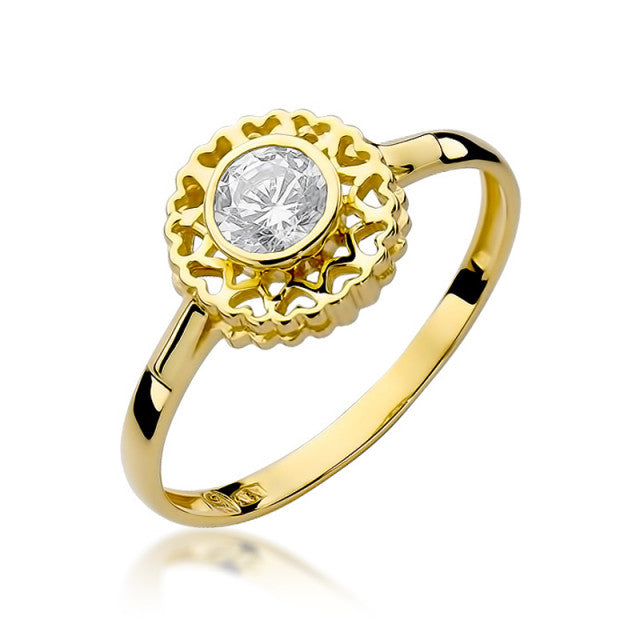 Inel Aur 14k cu Diamant 0.30 ct