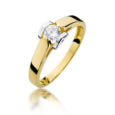 Inel Aur 14k cu Diamant 0.30 ct