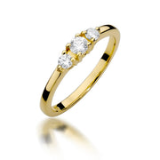Inel Aur 14K cu Diamante Naturale 0.33 ct