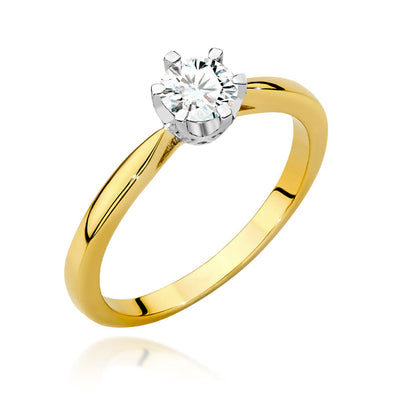 Inel Aur 14K cu Diamant 0.40 ct