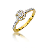 Inel Aur 14k cu Diamant 0.52 ct