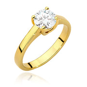 Inel Aur 14K cu Diamant Natural 1.00 ct
