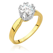 Inel Aur 14K cu Diamant Natural 1.00 ct