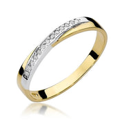 Inel Aur 14K cu Diamante Naturale 0.07 ct