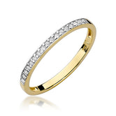 Inel Aur 14k cu Diamant 0.09 ct