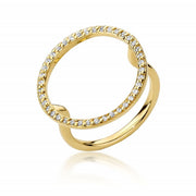 Inel Aur 14K cu Diamante Naturale 0.20 ct