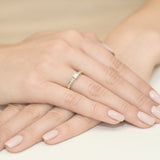 Inel Aur 14k cu Diamante 0.24 ct