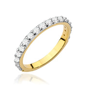 Inel Aur 14K cu Diamante Naturale 0.34 ct