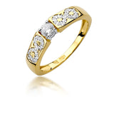 Inel Aur 14k cu Diamante 0.35 ct