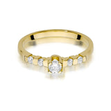 Inel Aur 14k cu Diamante 0.35 ct