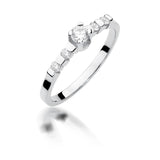 Inel Aur 14k cu Diamante 0.35 ct