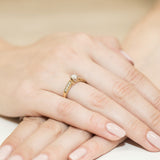 Inel Aur 14K cu Diamante 0.42 ct