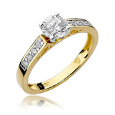 Inel Aur 14K cu Diamante 0.42 ct