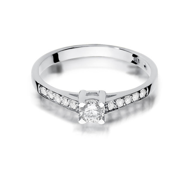 Inel Aur 14k cu Diamante 0.44 ct