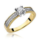 Inel Aur 14k cu Diamante 0,48 ct