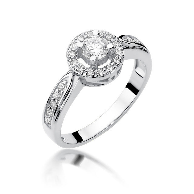 Inel Aur 14k cu Diamante 0.51 ct