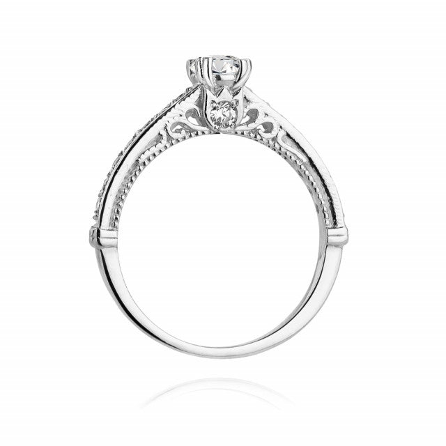 Inel Aur 14k cu Diamante 0.56 ct