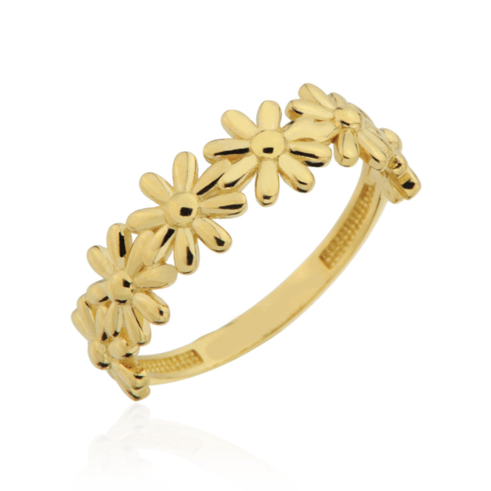 Inel Aur 14k cu Floricele